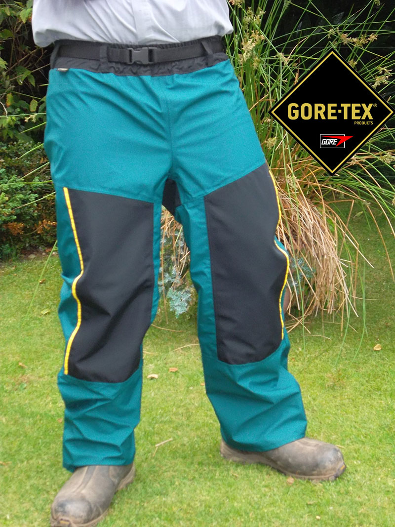 goretex waterproof overtrousers